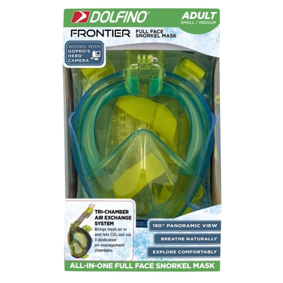 Dolfino Other Dolfino Frontier Full Mask Snorkel Mask Poshmark